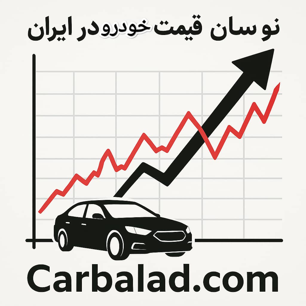 تصویر نمودار نوسان قیمت خودرو
